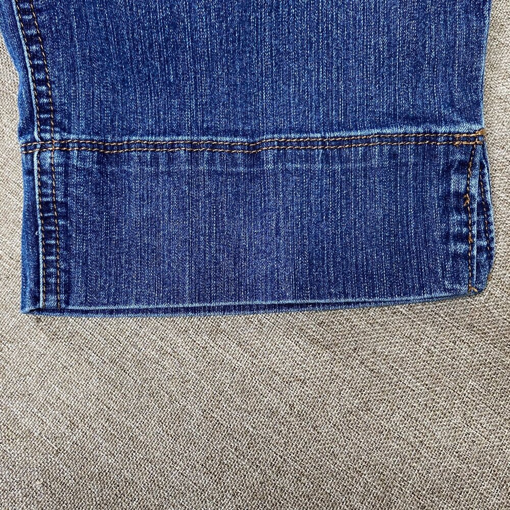 Gloria Vanderbilt Capri Denim Jeans Women's 12 Mid Rise Blue Casual Pants - Picture 7 of 14